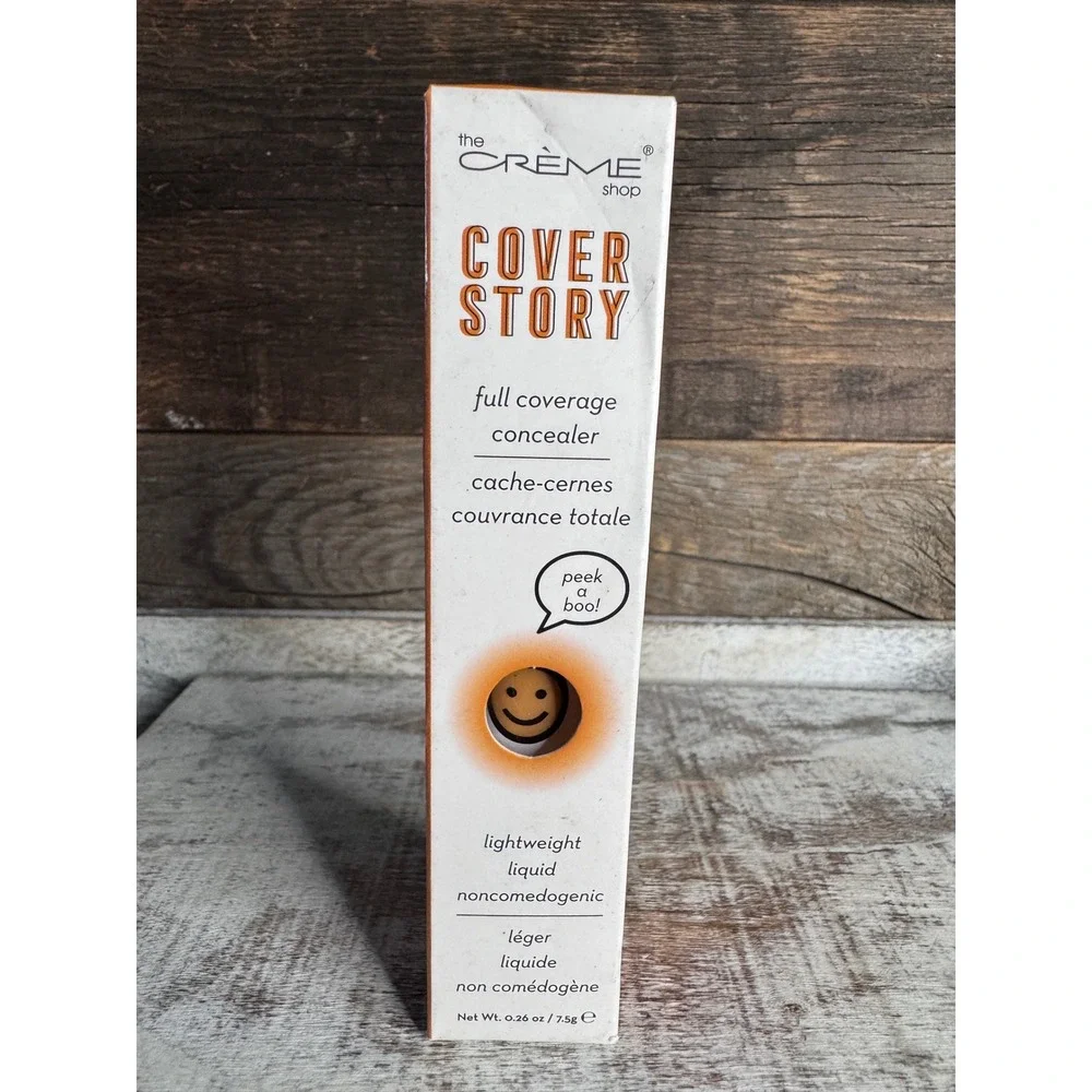 The Creme Shop Cover Story Full Coverage Concealer | Tan | K-Beauty | MSRP $12